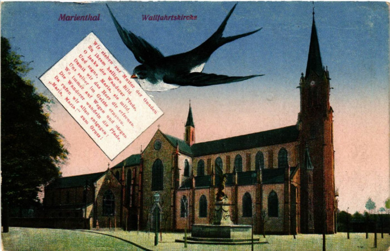 Carte postale ancienne Marienthal-Wallfahrtskirche