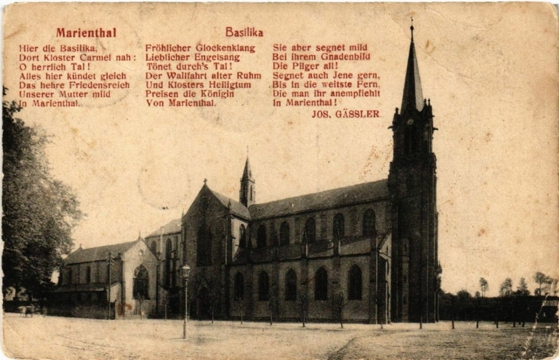 Carte postale ancienne Marienthal-Basilika