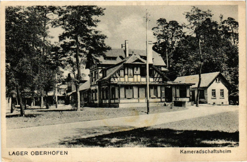 Carte postale ancienne Lager Oberhofen Kameradschaftsheim