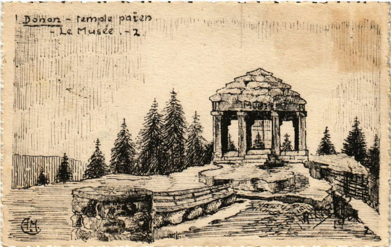 Carte postale ancienne Donon-Le Musée