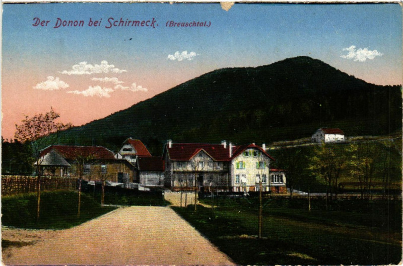 Carte postale ancienne Der Donon b. Schirmeck à Schirmeck