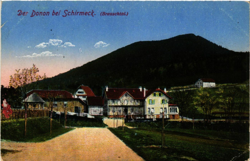 Carte postale ancienne Der Donon b. Schirmeck à Schirmeck