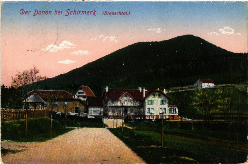 Carte postale ancienne Der Donon b. Schirmeck à Schirmeck