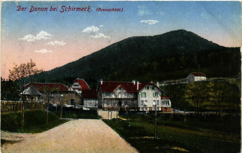 Carte postale ancienne Der Donon b. Schirmeck à Schirmeck