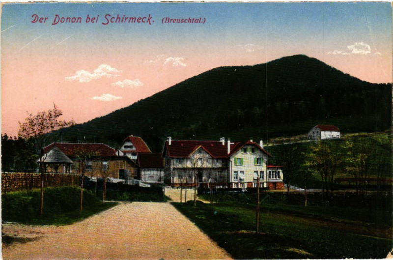 Carte postale ancienne Der Donon b. Schirmeck à Schirmeck