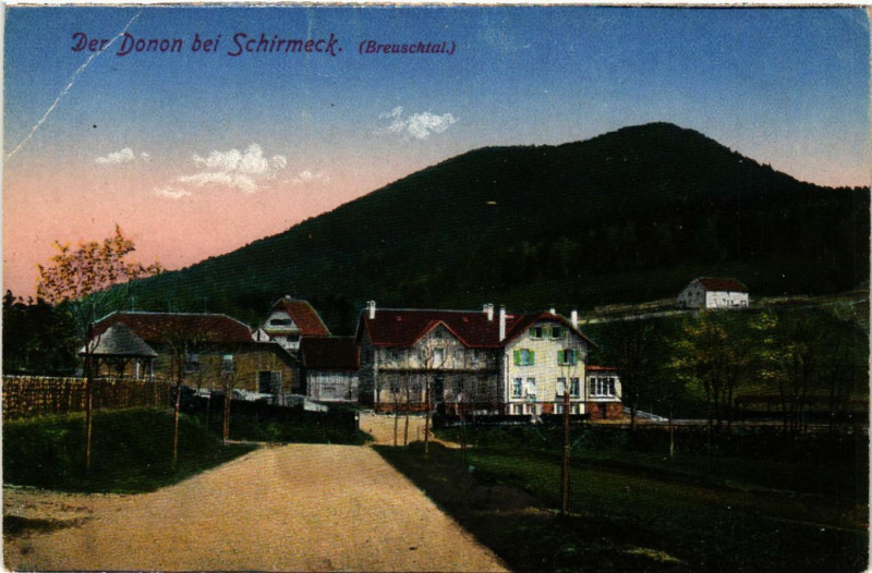 Carte postale ancienne Der Donon b. Schirmeck à Schirmeck