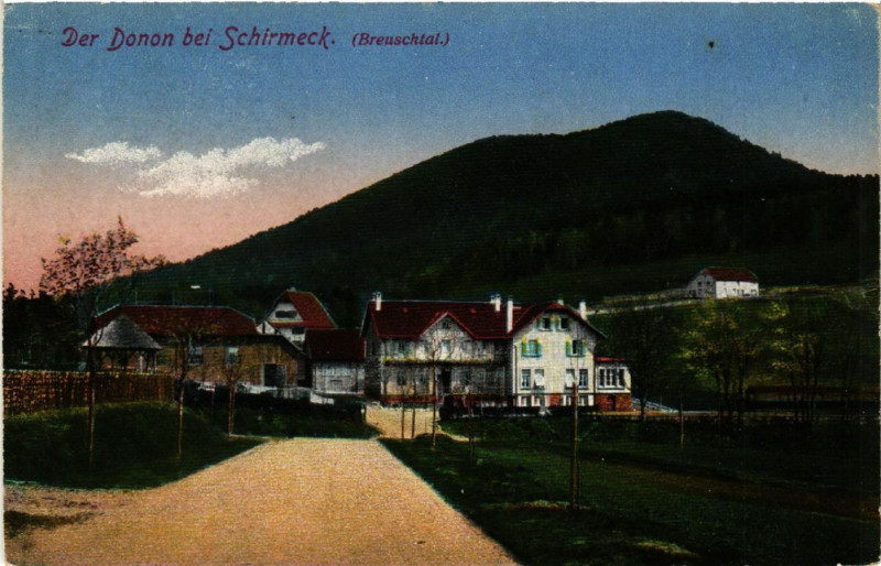 Carte postale ancienne Der Donon b. Schirmeck à Schirmeck