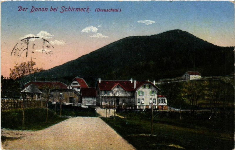 Carte postale ancienne Der Donon b. Schirmeck à Schirmeck