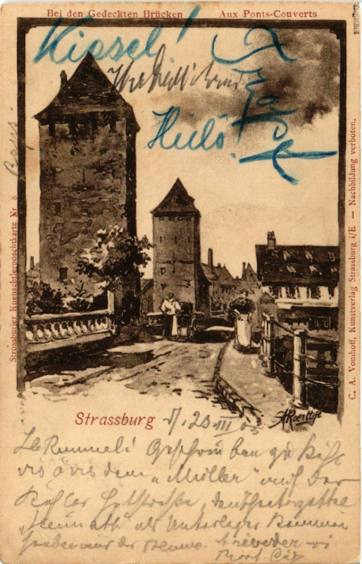 Carte postale ancienne Strassburg