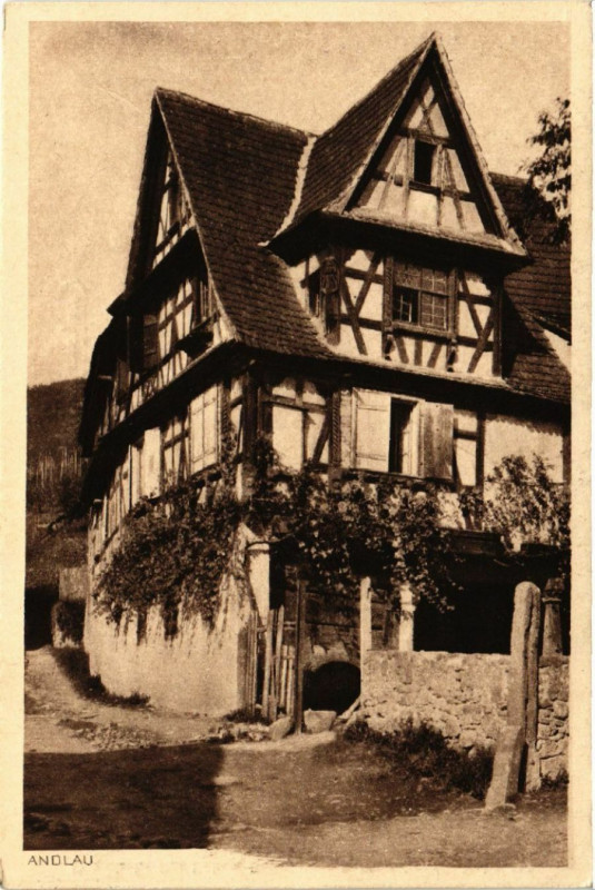 Carte postale ancienne Andlau à Andlau