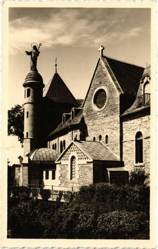 Carte postale ancienne Odilienberg U. - Els. - 763 m. u. M. à Berg