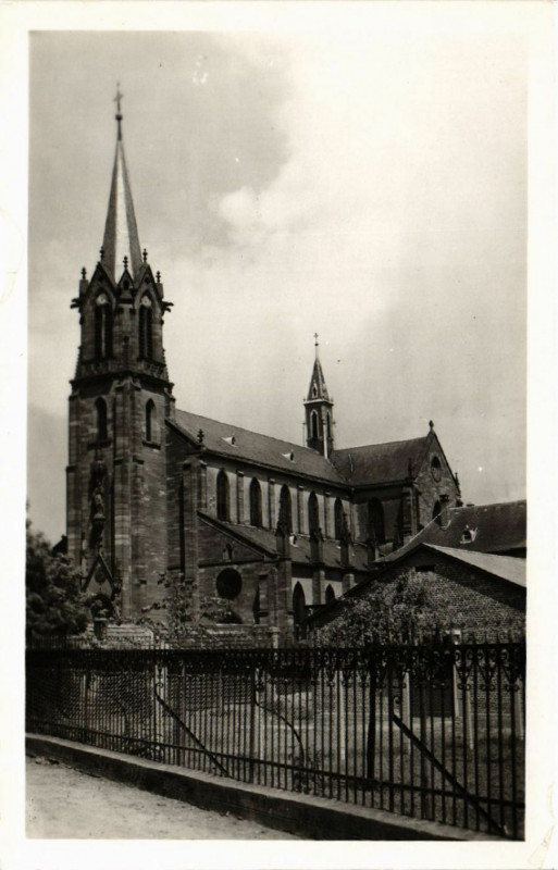 Carte postale ancienne Marienthal - La Basilique