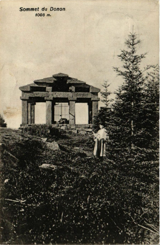 Carte postale ancienne Sommet du Donon 1008 m