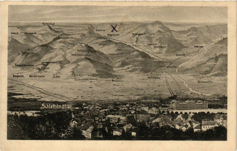 Carte postale ancienne Schlettstadt