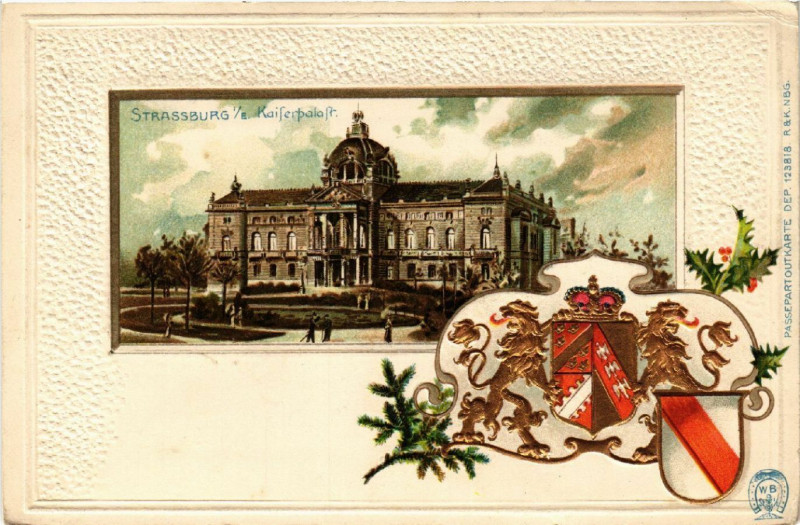 Carte postale ancienne Strasbourg - Strassburg - Kaiserpalast à Strasbourg