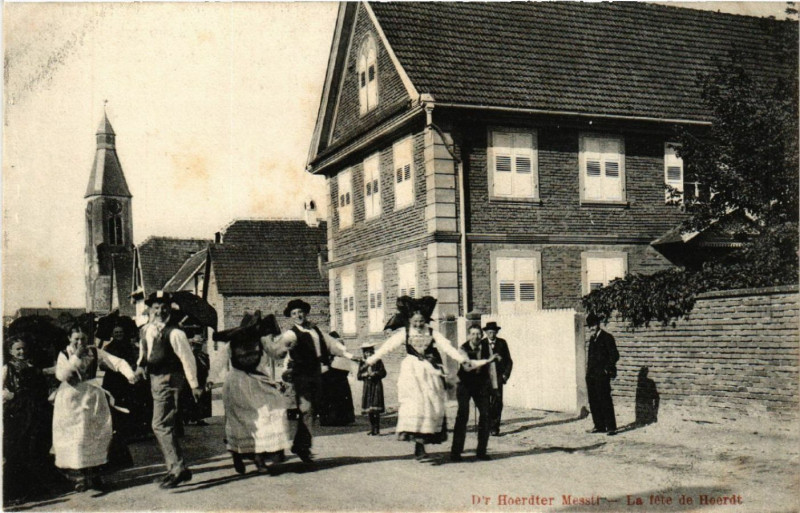 Carte postale ancienne Hoerdt - La Fete de Hoerdt - D'r Hoerdter Messti à Hoerdt