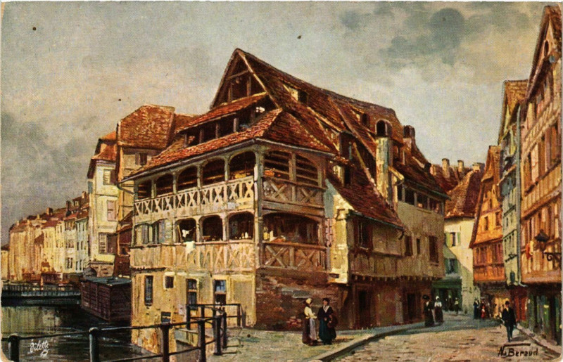 Carte postale ancienne Strasbourg à Strasbourg