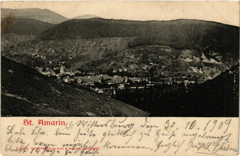 Carte postale ancienne Saint-Amarin