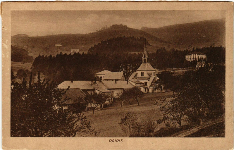 Carte postale ancienne Pairis