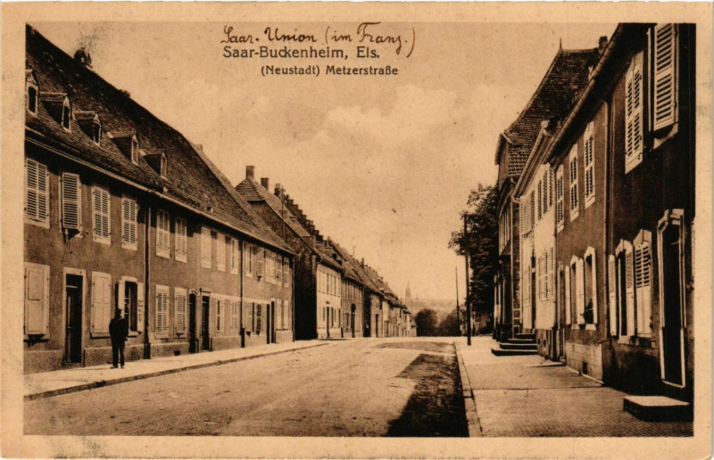 Carte postale ancienne Saar-Buckenheim