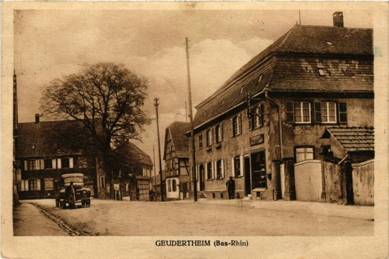 Carte postale ancienne Geudertheim à Geudertheim