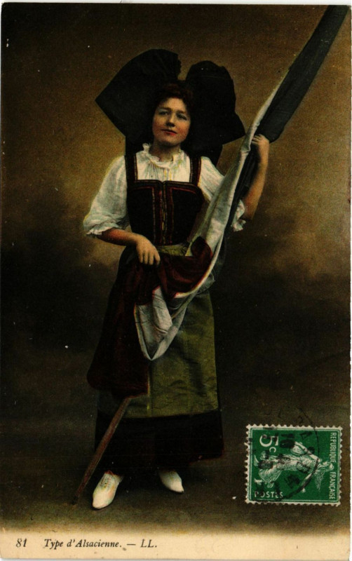 Carte postale ancienne Type d'Alsacienne