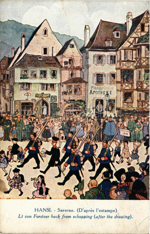 Carte postale ancienne Hansi - Saverne à Saverne