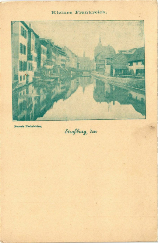 Carte postale ancienne Kleines Frankreich - Strasburg