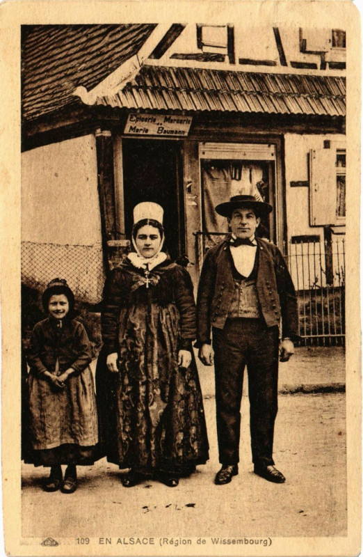 Carte postale ancienne En Alsace