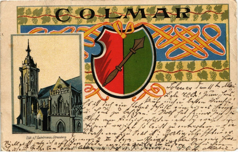 Carte postale ancienne Colmar