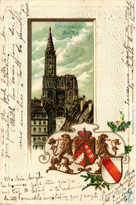 Carte postale ancienne Strassburg