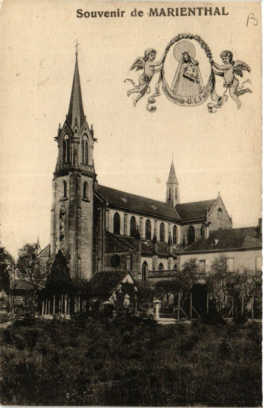 Carte postale ancienne Souvenir de Marienthal