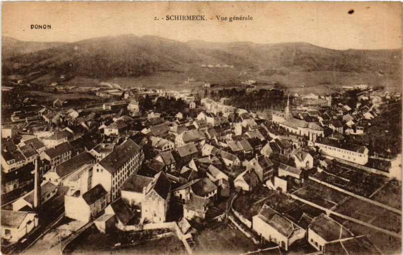 Carte postale ancienne Schirmek - Vue générale