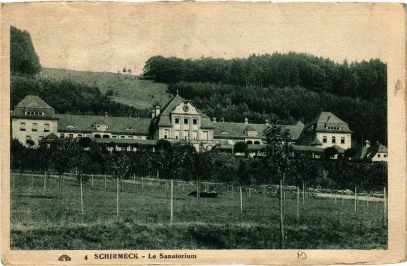 Carte postale ancienne Schirmek - Le Sanatorium