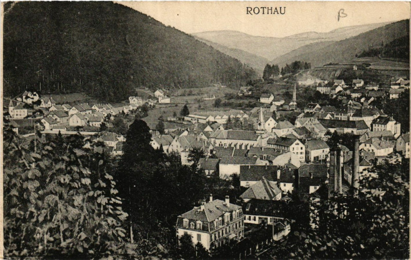 Carte postale ancienne Rothau à Rothau