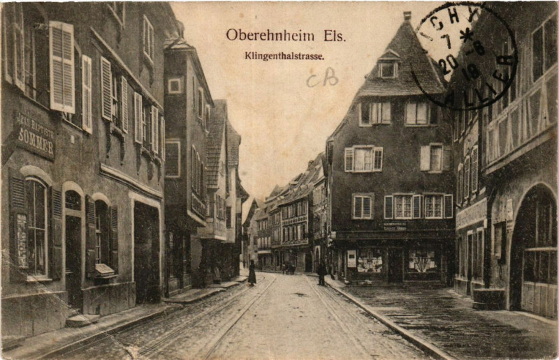 Carte postale ancienne Oberenheim - KLINGENTHALstrasse