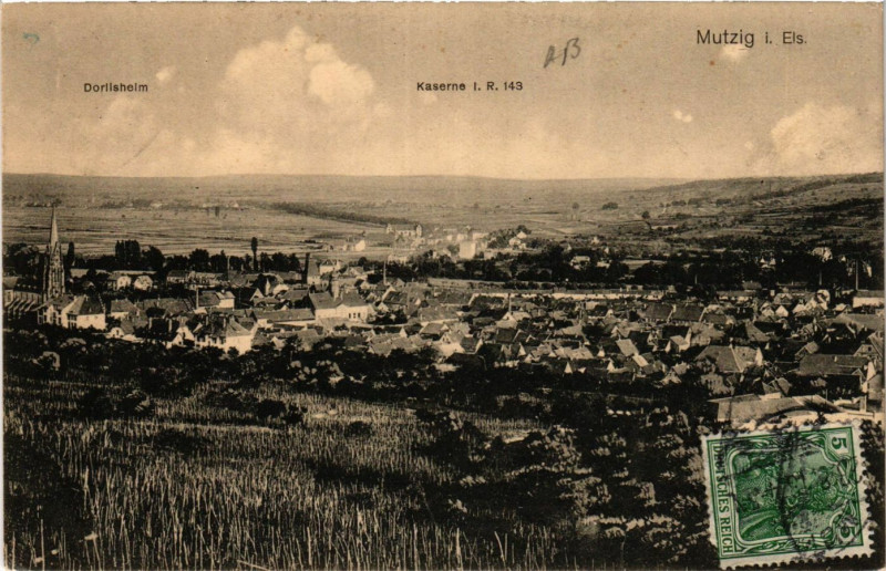 Carte postale ancienne Mutzig - Kaserne à Mutzig