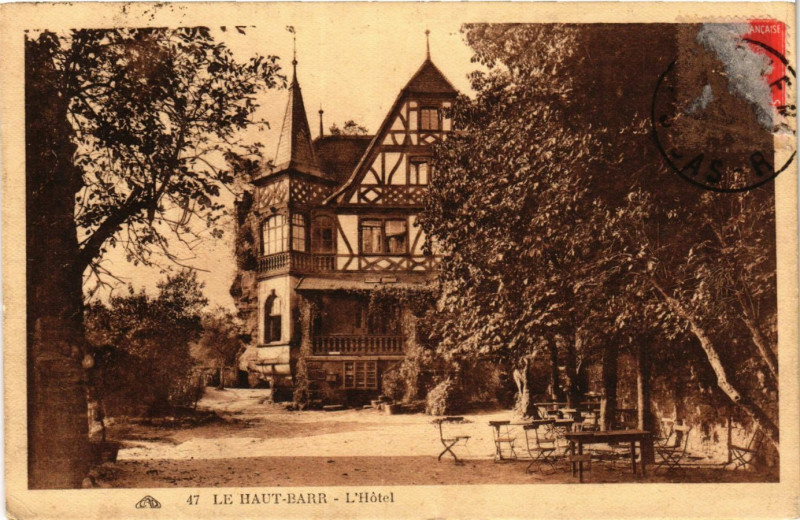 Carte postale ancienne Le Haut Barr - L'Hotel à Barr