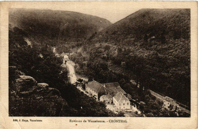 Carte postale ancienne Env. de Wasselonne - Cronthal à Wasselonne