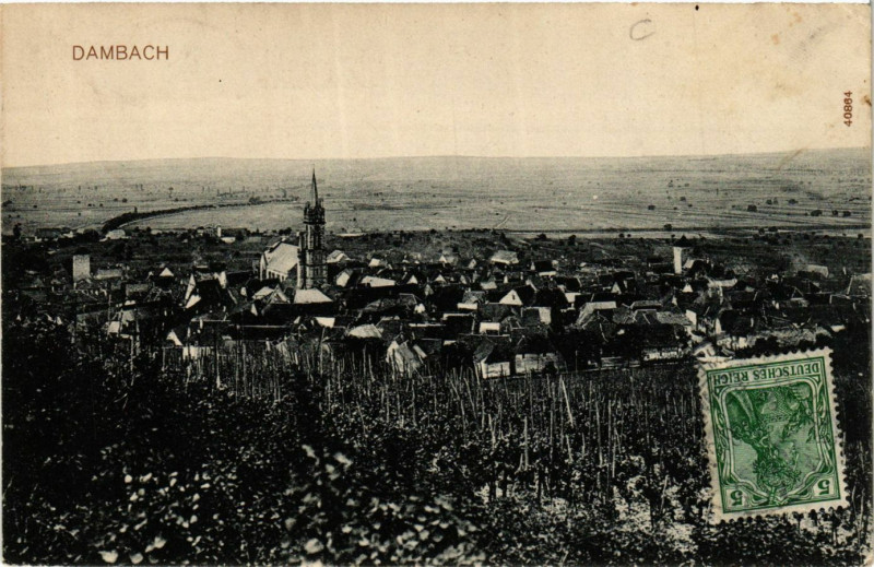 Carte postale ancienne Dambach à Dambach