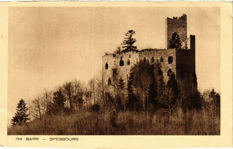 Carte postale ancienne Barr - Spesbourg à Barr