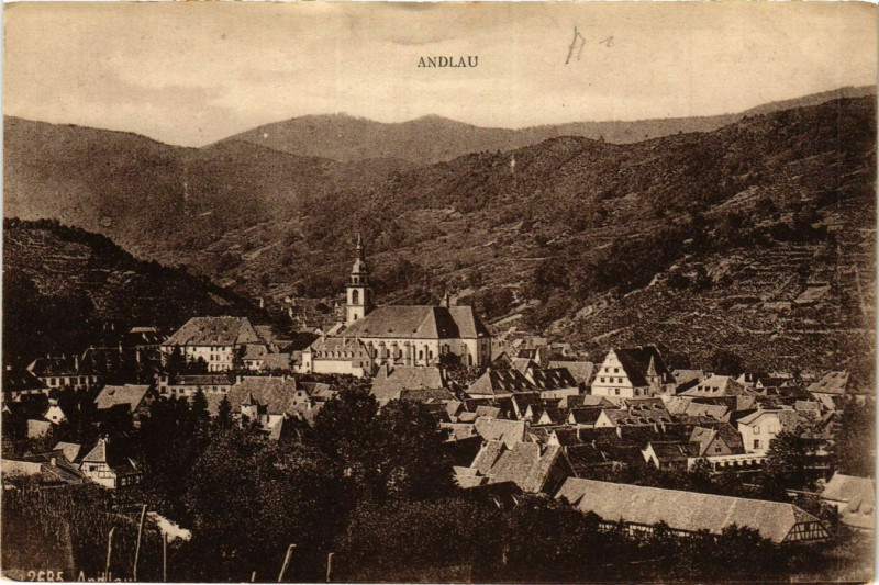 Carte postale ancienne Andlau à Andlau