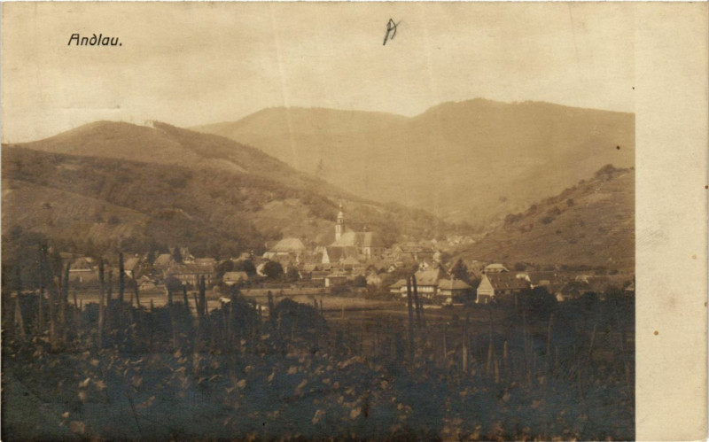 Carte postale ancienne Andlau à Andlau