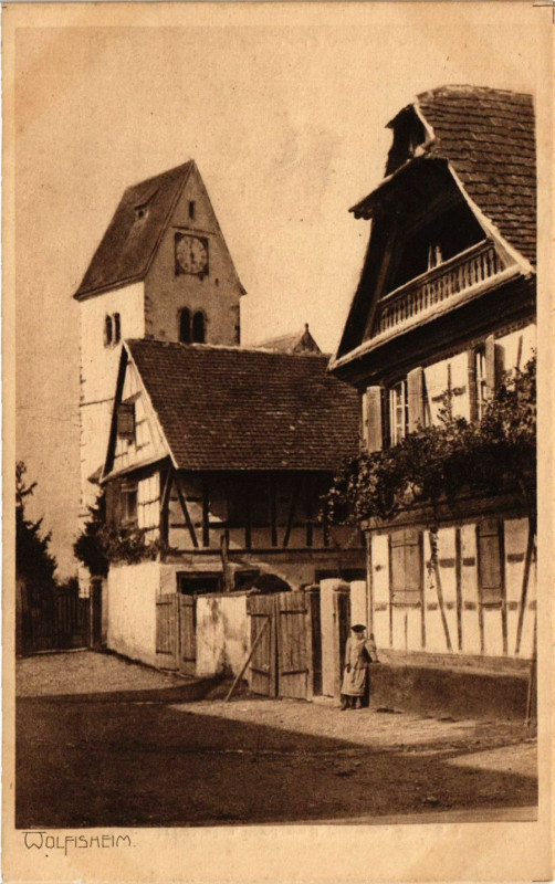 Carte postale ancienne Wolfiisheim