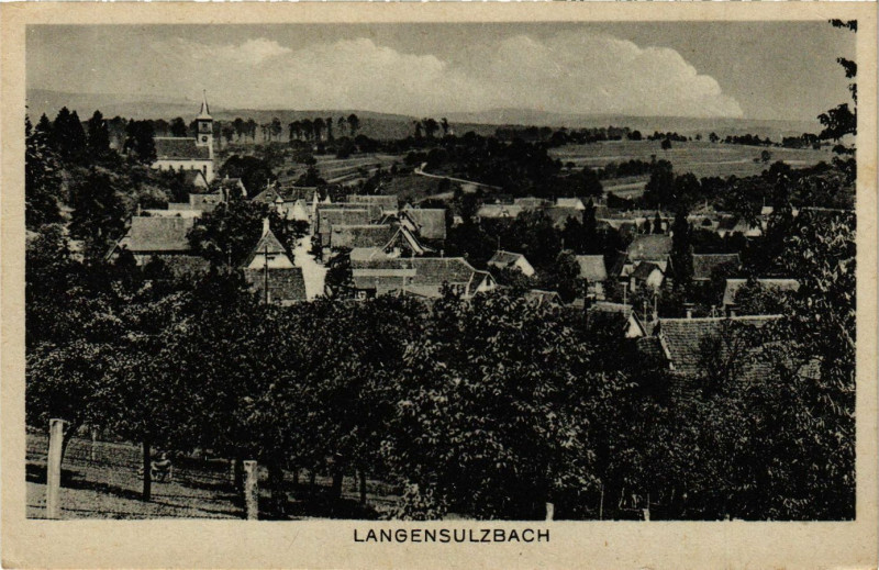 Carte postale ancienne Langensulzbach