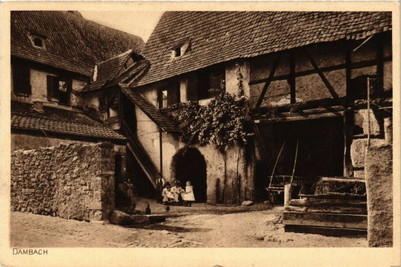 Carte postale ancienne Dambach à Dambach