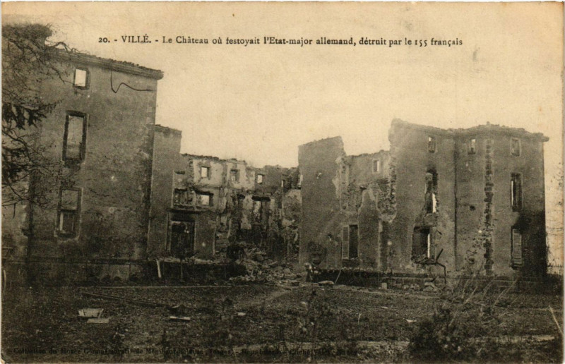 Carte postale ancienne Ville - Le Chateau à Villé