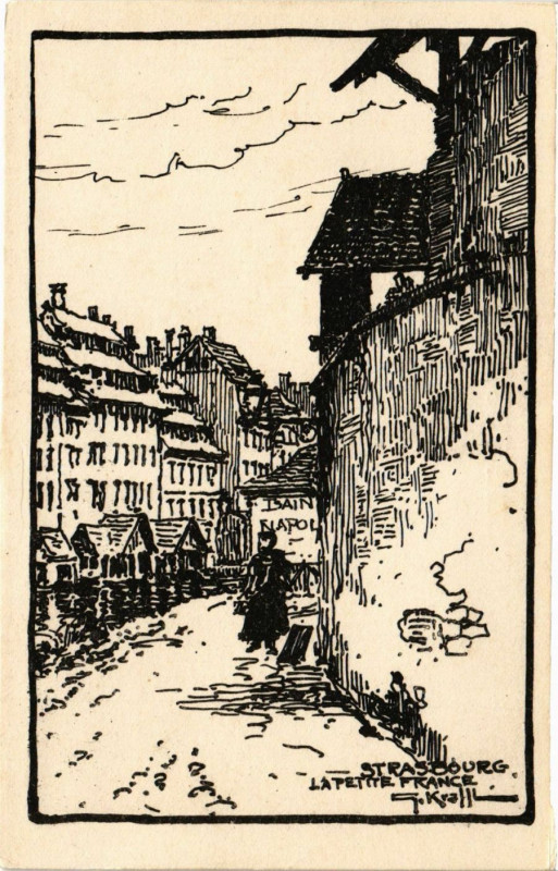 Carte postale ancienne Strasbourg à Strasbourg