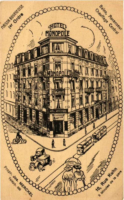 Carte postale ancienne Strasbourg à Strasbourg