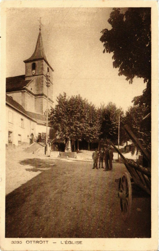 Carte postale ancienne Ottrot - L'Eglise